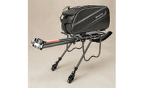 Aluminum Alloy Bike Rack with Bag Sturdy Rear Bike Rack with Mudguard Adjustable Lightweight for Commuters