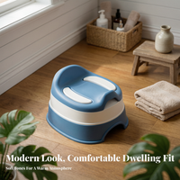 Squat Toilet Converter Seat Portable Bathroom Aid Easy to Clean for Elderly
