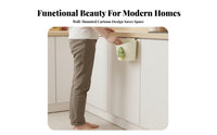 Cabinet Door Trash Can Space Saving Hanging Trash Can Easy to Install Hanging Storage Bin for Apartment Dwellers, Home Cooks, Countertop, Camping, Car