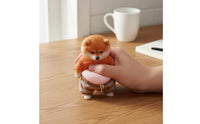 Self-Adhesive 3D Dog Belly Sticker Noise Dampening Squishy Shiba Inu Bumper Adorable Design Shiba Inu Door Stopper Quiet for Nursery, Refrigerator