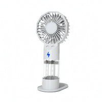Handheld Misting Fan Compact Handheld Fan with Mist Desk-Standing for Travel