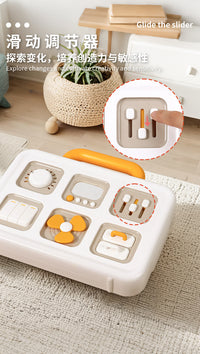 Montessori Busy Board for Toddlers - Fine Motor Skills Training Toy