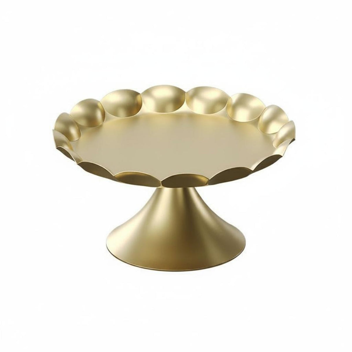 Cupcakes Effortless to Clean to Polished Metal Cake Stand Hollow Lace Edge Cake Display Stand