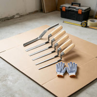6 Pieces Tuck Pointing Trowel Lightweight Pointing Trowel Tapered Brick and Mortar Joint Tool for Masons, Home Improvers, Masonry Repair