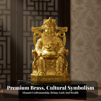 Wealth God Statue Lucky Charm for Altar, Grand Opening, Housewarming