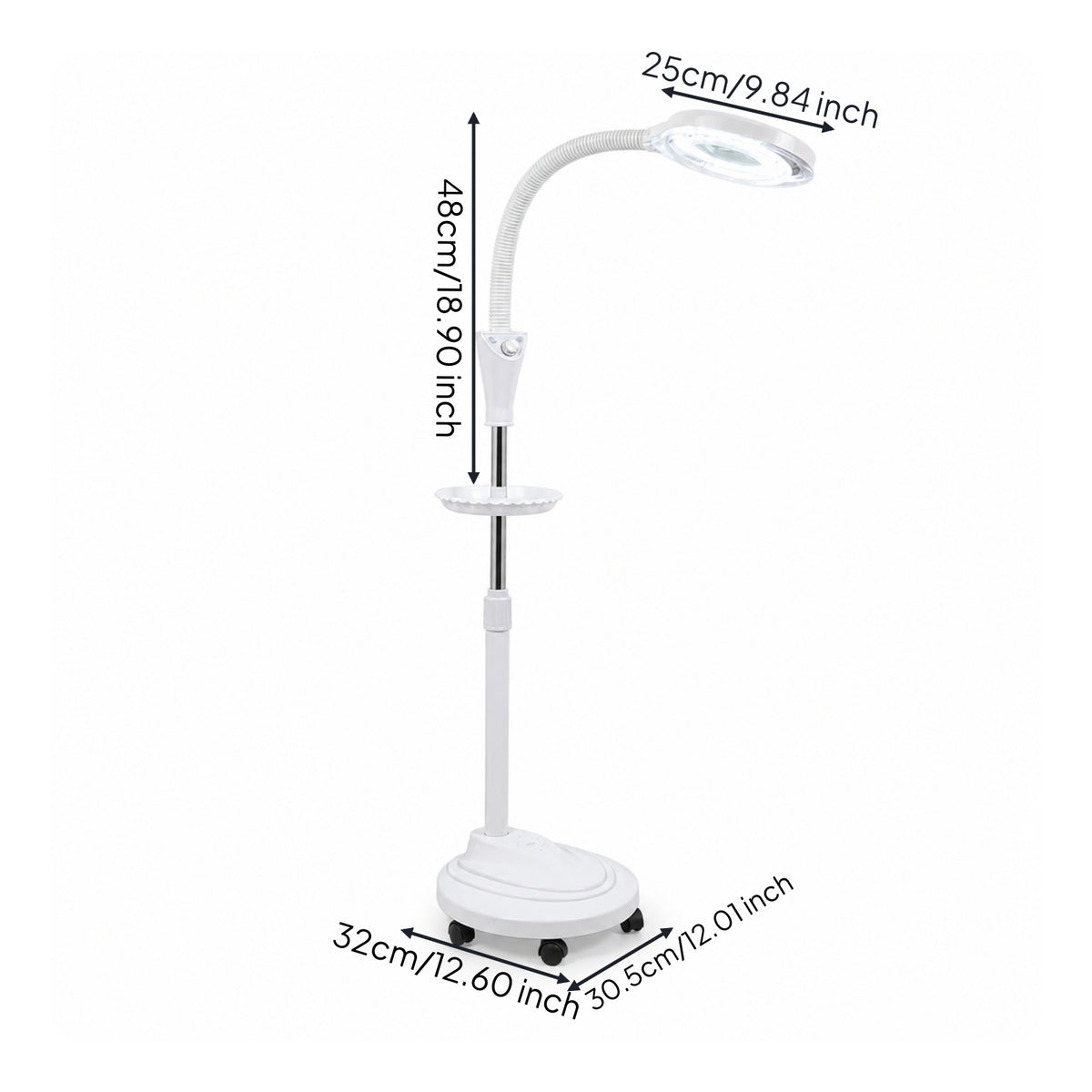 Flexible Enlarging Lamp with Stand