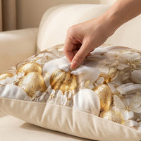 4 Pieces Easter Pillow Cover Holiday Decor Hare Motif Pillow Case Soft Material Bunny Throw Pillowcase for Homeowners, Families, Living Room, Bedroom
