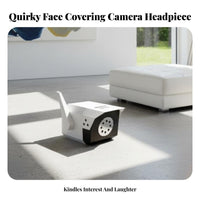 Security Camera Helmet Funny Concept DIY Craft Kit Original Design for Children