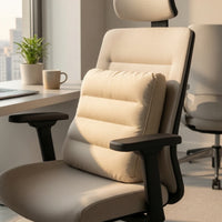 Portable Inflatable Support Pillow Ergonomic Support Pillow Lightweight Backrest Foldable for Travelers