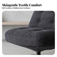 Nordic and design Upholstered rotating Armchair Designer Look rotating Barrel Armchair soft and cushiony Upholstery Lounge Chair Ergonomic Design for Readers, Adults, homeowners, Living Room, Bedroom, perusing corner