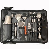 Creative Black Bar Tool Storage Bag Portable Bartender Kit Organizer