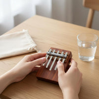 5-Note Thumb Piano Educational Smooth Finish Handheld Finger Piano for Beginners, Kids, Travel