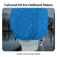 Outboard Engine Cover Water Resistant Engine Cowling Cover Boat Engine Hood Particles Resistant Particles Resistant