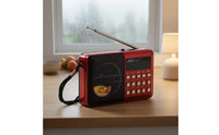 Numeric Keypad Portable Radio Telescopic Antenna Digital Radio Carrying Strap