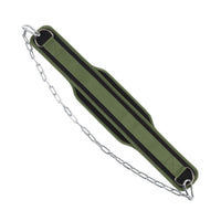Padded Waistband Weighted Lowering Belt Metal Rings Lowering Belt Reinforced Edge Binding Fitness Gear Contoured Center