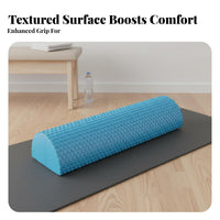 Half Round Foam Cylinder Muscle Relaxation Foam Balance Pad Spine Stretcher Multi-Function Fitness Equipment for Seniors