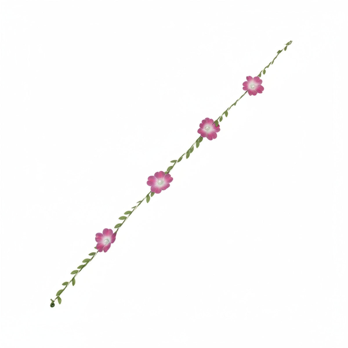 Flexible Vine Bracelet Long Bracelet with Leaf Accents Slim Floral Arm Band Lightweight for Performers, Kids, Costume Styling, Photoshoots, Stage Performances