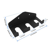 Vertical weight bar Storage rack Saving Wall-Attached weight bar Rack Compact for Weightlifters, Home Gym