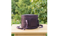 Padded Singing Bowl Bag with Shoulder Strap Oxford-Cloth Crystal Singing Bowl Case Safeguarding Travel Bag with Zipper Portable for Practitioners, Musicians, Performances, Rehearsals