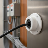 Marine Cable Grommet Panel-Mount Wire Routing Flange Low-Profile for Boats