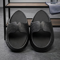 Curved-Sole Slippers Contoured Slip-on Slippers Open-Toe for Home
