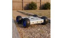 4WD Smart Car Chassis Stable Performance 4WD Robot Car Chassis Four-Wheel Drive Robot Base Kit High Grip Wheels for Prototyping