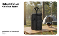 600D Oxford Cloth Propane Tank Bag Carry Handle Propane Cylinder Cover Shoulder Strap Fuel Cylinder Storage Bag Side Pockets