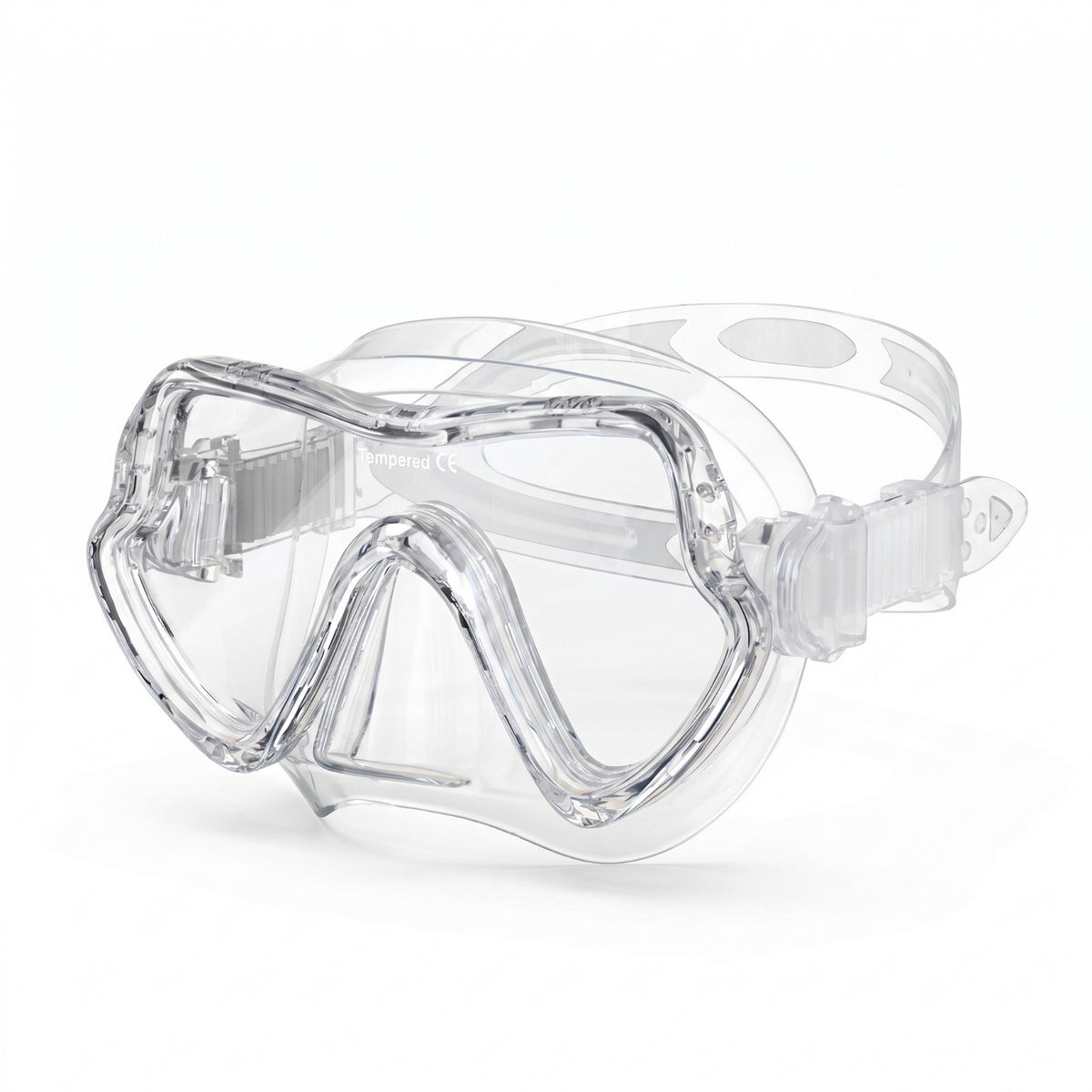 Panoramic Snorkeling Mask Soft Silicone Snorkel Diving Mask Adjustable Goggles Comfortable for Adults, Beginners, Beach, Travel