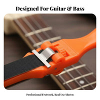 Easy To Use Guitar Fret Polishing Stick Safe Border Design Fret Polishing Tool Long-Lasting for Luthiers, Guitarists, Repair Shop, Workshop