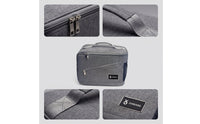 Insulated Meal Carrier Zippered Meal Carrier with Pockets Lightweight for Adults, Commuters, Picnic, School, Travel
