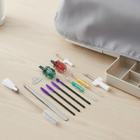 17 Pieces Stitching Apparatus Cleaning Set Multi-Functional Stitching Apparatus Repair Kit Ergonomic Design for Crafters