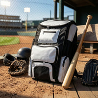 Catchers Equipment Bag Spacious Catcher Bag with Wheels Heavy-Duty for Softball Athletes