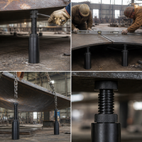 Heavy Duty Screw Jack for Machining Centers - Adjustable Flat Head Clamp