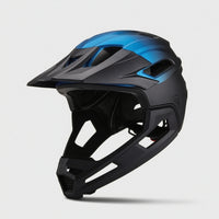 Bike Helmet with Detachable Chin Guard CE Certified Helmet with Detachable Chin Bar Impact-Resistant Removable