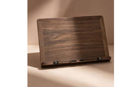 Book Holder with Page-Rest Multi-Angle Wooden Book Stand Foldable Adjustable for Readers, Students, Desk, Home Office, Dorm Room