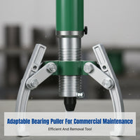 Hydraulic Three-Jaw Puller, Multifunctional Bearing Remover, Universal Split Disassembly Tool, Adjustable Grip, Carbon Steel