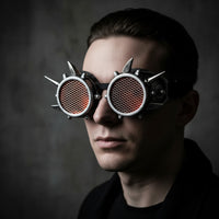 Steampunk Goggles Studded Eyewear Unique for Festivals