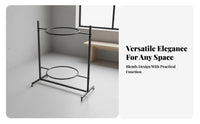 Movable Exercise Ball Rack Space-Saving Gym Ball Storage Organizer Stable & Non-Slip Heavy-Duty Steel Construction for Fitness Studio, Corner