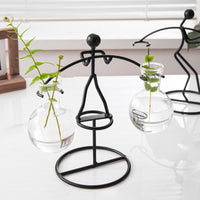 Soilless Display Stand Minimalist Figure Frame Planter Stand Iron Growth Display Unit