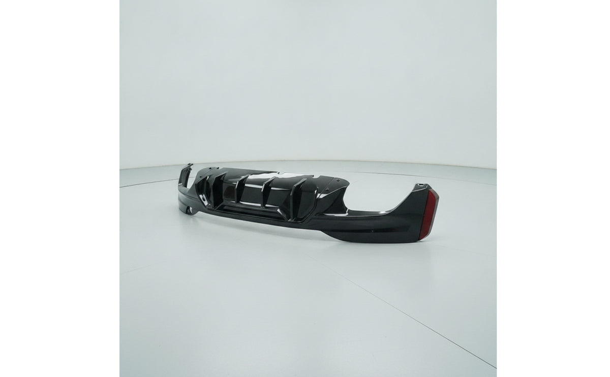 Sporty Rear Bumper Lip Air Movement Deflector Aerodynamic Rear Lower Trim Piece Long-Lasting Spoiler Scratch-Resistant for Drivers