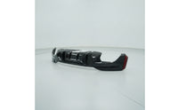 Sporty Rear Bumper Lip Air Movement Deflector Aerodynamic Rear Lower Trim Piece Long-Lasting Spoiler Scratch-Resistant for Drivers