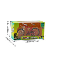 Collectible Mountain Bike Model Detailed Miniature Cycle Compact Alloy Cycle Toy Exquisite for Desk Ornament, Playroom