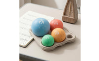 4 Pieces Finger Training Ball PU Polyurethane Finger Exercise Ball Smooth
