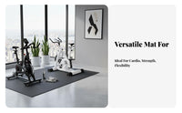 Treadmill Mat Noise Reducing Stationary Bike Mat Non-Slip for Apartment