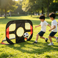 Soccer Goal with Target Instant-Setup Portable Soccer Goal Foldable for Children, Young Children, Backyard, Outdoor