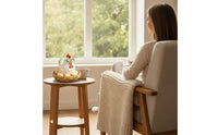 Chicken Figurine Sculpted Shelf-Sitting Chicken Figurine Adorable Hand-Painted for Collectors, Bookshelf, Garden