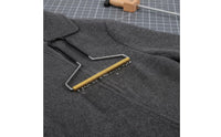 Manual Fuzz Remover with Metal Frame Hand-Held Sweater Defuzzer Compact Tool for Travel