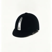 Velvet Riding Helmet Velvety Helmet with Adjustable Dial Riding Hat with Chin Strap Padded Safeguarding for Horse Riders