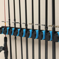 9 Slot Fishing Rod Rack Space Saving Fishing Rod Storage Rack for Home, Garage