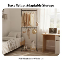 Space-Saving Design Freestanding Valet Stand Multi-Functional Storage Valet Stand Reduces Clutter Garment Rack Jacket Hanger for Students, Apartment Dwellers, Professionals, Dorm Room, Entryway, large Closet